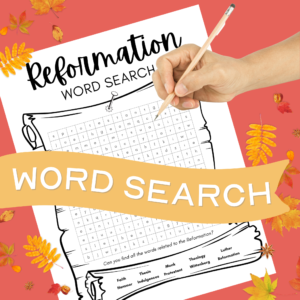 Reformation Day Word Search